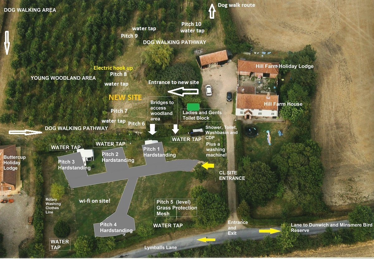 Hill Farm CL 2018 Aerial Map